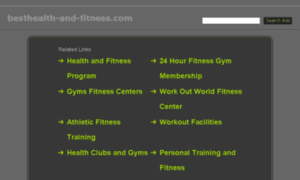 Besthealth-and-fitness.com thumbnail