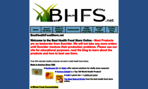 Besthealthfoodstore.net thumbnail