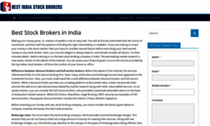 Bestindiastockbrokers.com thumbnail