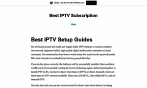 Bestiptvpremiumsubscriptions.wordpress.com thumbnail