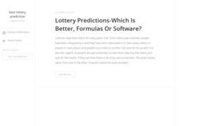 Bestlotteryprediction.pr.co thumbnail