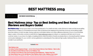 Bestmattress2019.com thumbnail