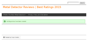 Bestmetaldetector.drupalgardens.com thumbnail