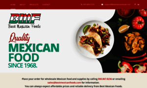 Bestmexicanfoods.com thumbnail