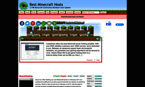 Bestminecrafthosts.com thumbnail