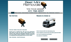 Bestminiremovals.co.za thumbnail