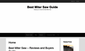 Bestmitersawguide.com thumbnail