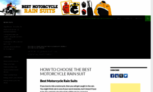 Bestmotorcyclerainsuits.com thumbnail