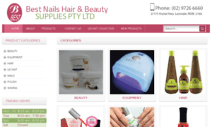 Bestnailsbeautysupplies.com.au thumbnail