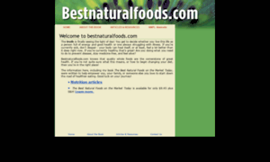 Bestnaturalfoods.com thumbnail