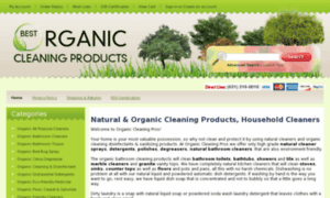 Bestorganiccleaningproducts.com thumbnail