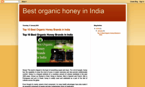 Bestorganichoneyinindia.blogspot.com thumbnail