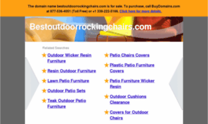 Bestoutdoorrockingchairs.com thumbnail