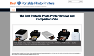 Bestportablephotoprinter.com thumbnail