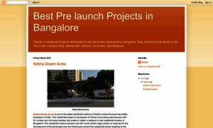 Bestprelaunchresidentialprojects.blogspot.in thumbnail