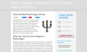 Bestpsychologyschoolsonline.com thumbnail