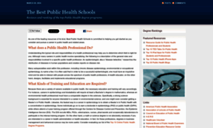 Bestpublichealthschools.org thumbnail