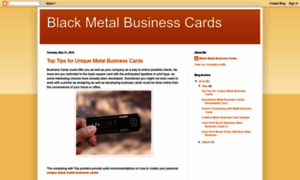 Bestqualityblackmetalbusinesscards.blogspot.com thumbnail