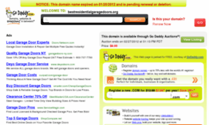 Bestresidentialgaragedoors.org thumbnail