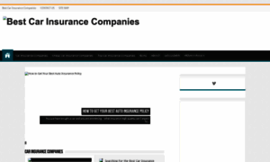 Bestscarsinsurancecompanies.com thumbnail