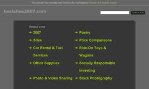 Bestsites2007.com thumbnail