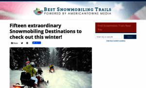 Bestsnowmobiletrails.com thumbnail