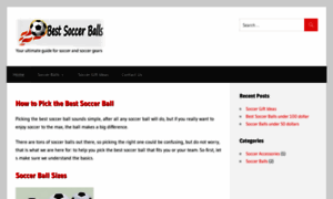 Bestsoccerballs.net thumbnail