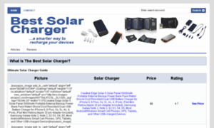 Bestsolarcharger.net thumbnail