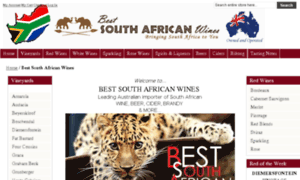 Bestsouthafricanwines.com.au thumbnail