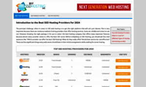 Bestssdhosting.org thumbnail