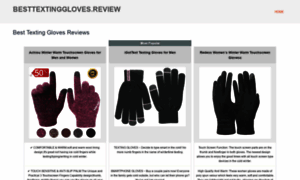 Besttextinggloves.review thumbnail