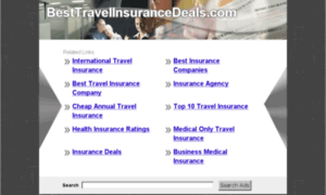 Besttravelinsurancedeals.com thumbnail