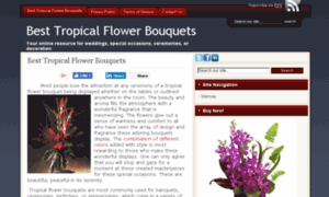 Besttropicalflowerbouquets.com thumbnail