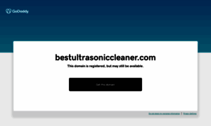 Bestultrasoniccleaner.com thumbnail