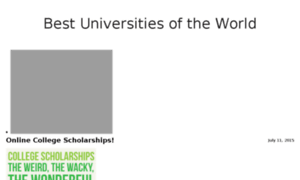 Bestuniversitiesoftheworld.com thumbnail