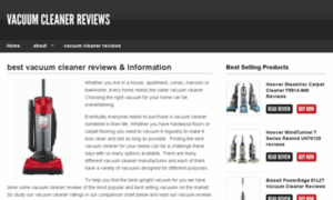 Bestvacuumcleanerreviewspro.com thumbnail