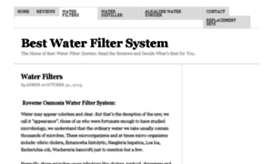 Bestwaterfiltersystem.co thumbnail