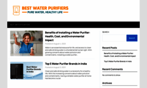 Bestwaterpurifiers.net thumbnail