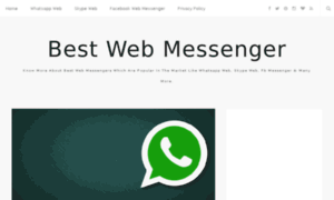 Bestwebmessenger.com thumbnail