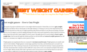 Bestweightgainers.org thumbnail