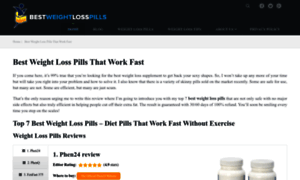 Bestweightlosspills.reviews thumbnail