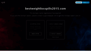 Bestweightlosspills2015.com thumbnail