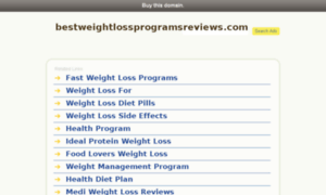 Bestweightlossprogramsreviews.com thumbnail