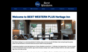 Bestwesternheritageinn.com thumbnail