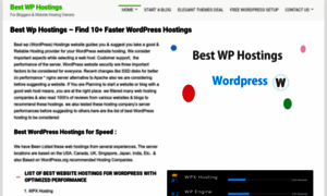 Bestwphostings.com thumbnail