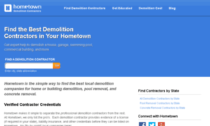 Beta.hometowndemolitioncontractors.com thumbnail