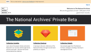 Beta.nationalarchives.gov.uk thumbnail