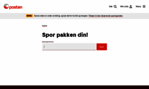 Beta.sporing.posten.no thumbnail