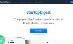 Beta.startupdigest.com thumbnail