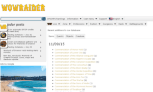 Beta.wowraider.net thumbnail